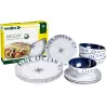 Brunner - Set stoviglie Midday Blue Ocean 12 pz.
