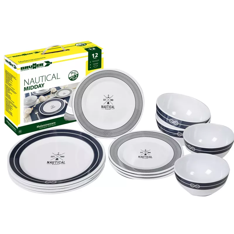 Brunner - Set stoviglie Midday Nutical 12 pz.