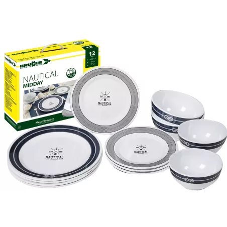 Brunner - Set stoviglie Midday Nutical 12 pz.