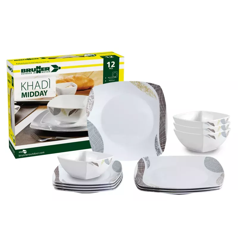 Brunner - Set stoviglie Midday Khadì 12 pz.