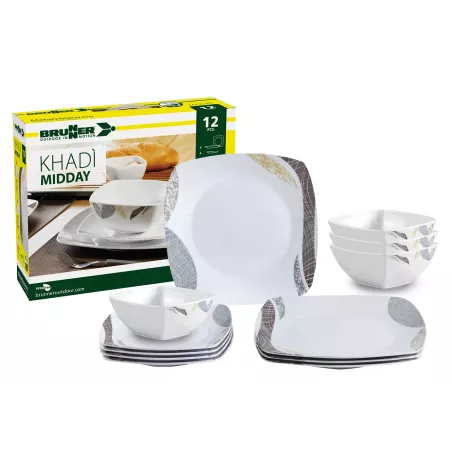 Brunner - Set stoviglie Midday Khadì 12 pz.
