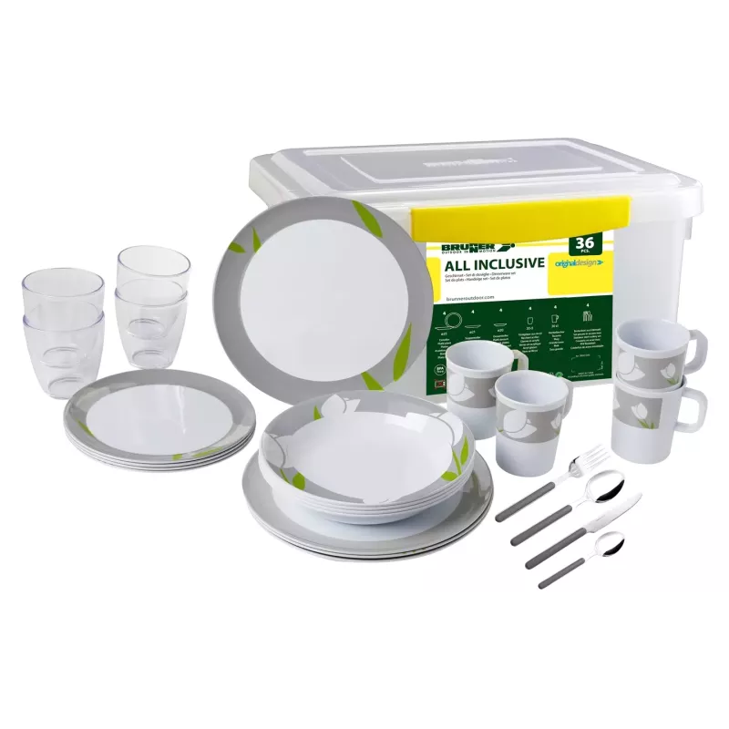 Brunner - Set stoviglie All Inclusive Tulip 36 pz.