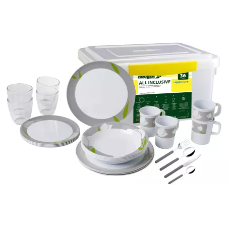 Brunner - Set stoviglie All Inclusive Tulip 36 pz.
