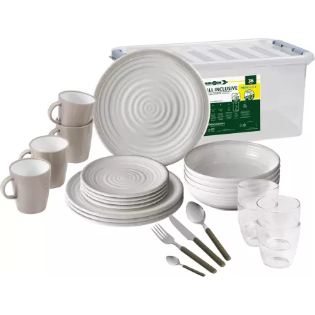 Brunner - Set stoviglie All Inclusive Savana 36 pz.