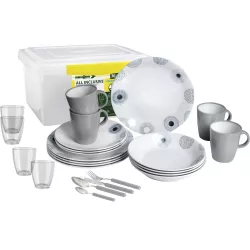 Brunner - Set stoviglie All Inclusive Deep Sea 36 pz.