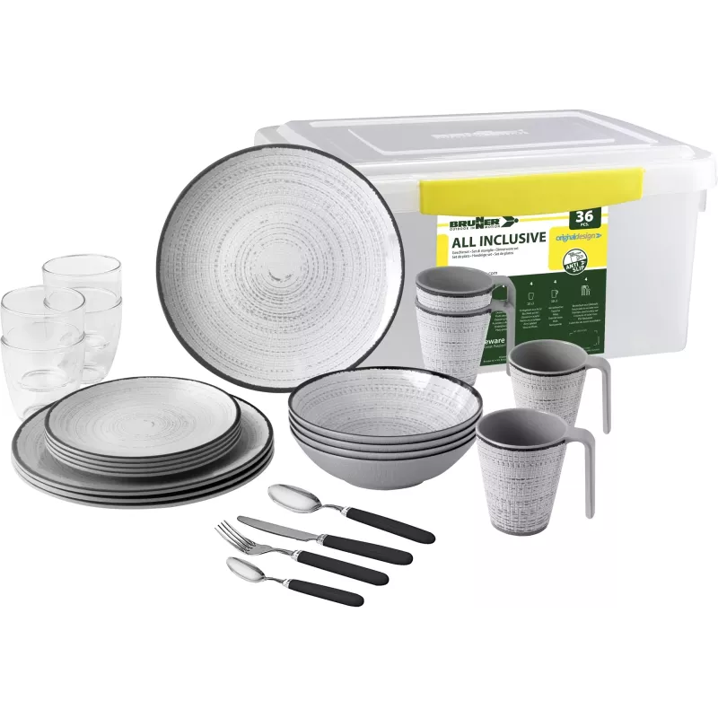 Brunner - Set stoviglie All Inclusive Tivoli 36pz.