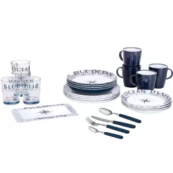 Brunner - Set stoviglie All Inclusive Blue Ocean 36 pz.