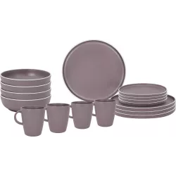Brunner - Set di stoviglie Lunch Box Dolomit Rose 16 pz.
