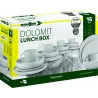 Brunner - Set di stoviglie Lunch Box Dolomit White 16 pz.