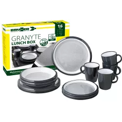 Brunner - Set di stoviglie Lunch Box Granyte 16 pz.