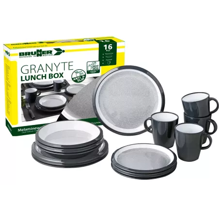 Brunner - Set di stoviglie Lunch Box Granyte 16 pz.