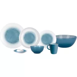 Brunner - Set di stoviglie Lunch Box Meteore Azur 16 pz.