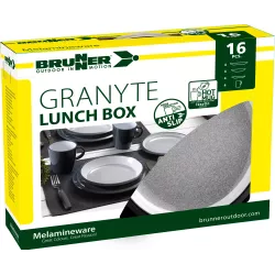 Brunner - Set di stoviglie Lunch Box Granyte 16 pz.
