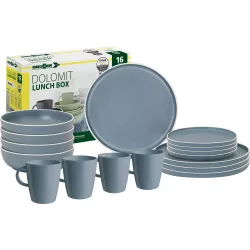 Brunner - Set di stoviglie Lunch Box Blue 16 pz.