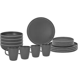 Brunner - Set di stoviglie Lunch Box Grey 16 pz.