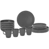Brunner - Set di stoviglie Lunch Box Grey 16 pz.