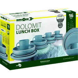 Brunner - Set di stoviglie Lunch Box Blue 16 pz.