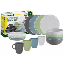 Brunner - Set di stoviglie Lunch Box Dolomit 16 pz.
