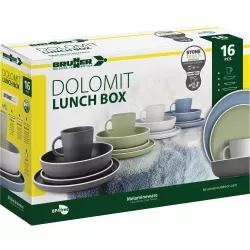 Brunner - Set di stoviglie Lunch Box Dolomit 16 pz.