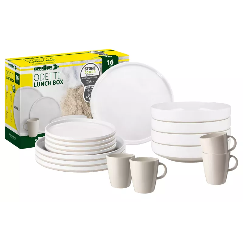 Brunner - Set di stoviglie Lunch Box Odette 16 pz.