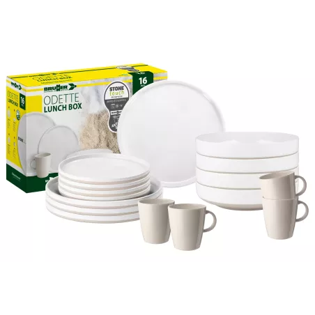 Brunner - Set di stoviglie Lunch Box Odette 16 pz.