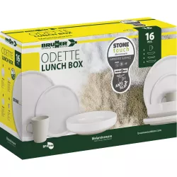 Brunner - Set di stoviglie Lunch Box Odette 16 pz.