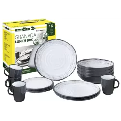 Brunner - Set di stoviglie Lunch Box Granada 16 pz.