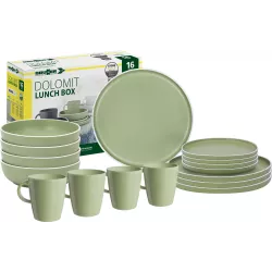 Brunner - Set di stoviglie Lunch Box Green 16 pz.