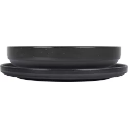 Brunner - Set di stoviglie Lunch Box Double Black 16 pz.