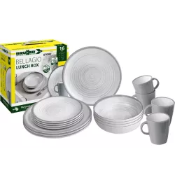 Brunner - Set di stoviglie Lunch Box Bellagio 16 pz.