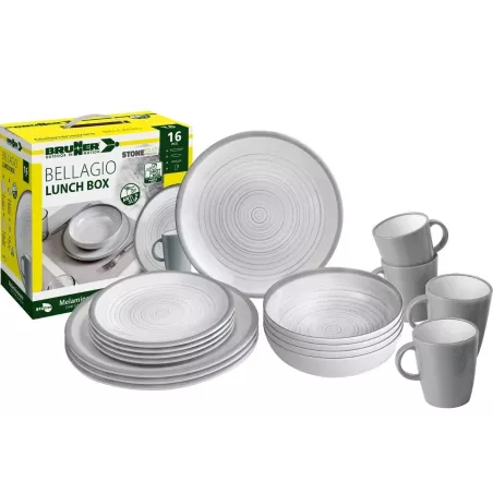 Brunner - Set di stoviglie Lunch Box Bellagio 16 pz.