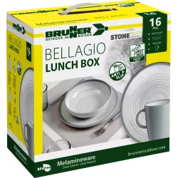 Brunner - Set di stoviglie Lunch Box Bellagio 16 pz.