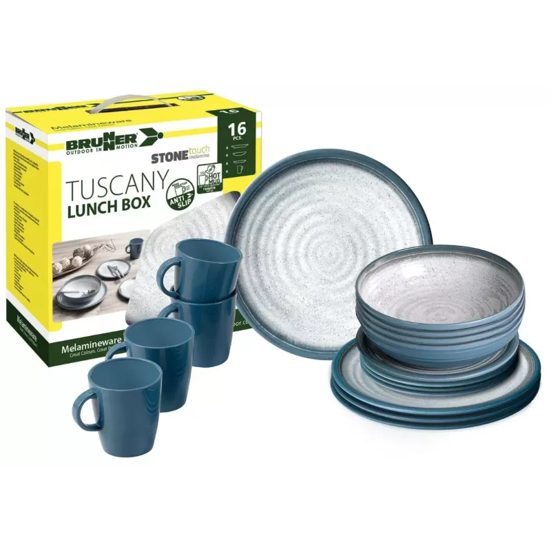 Brunner - Set di stoviglie Lunch Box Tuscany 16 pz.