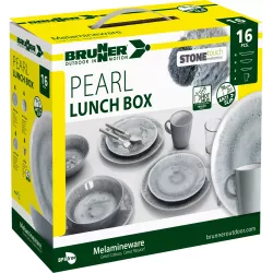 Brunner - Set di stoviglie Lunch Box Pearl 16 pz.
