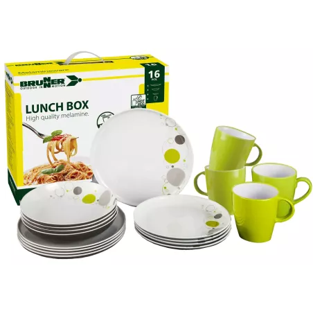 Brunner - Set di stoviglie Lunch Box Space 16 pz.