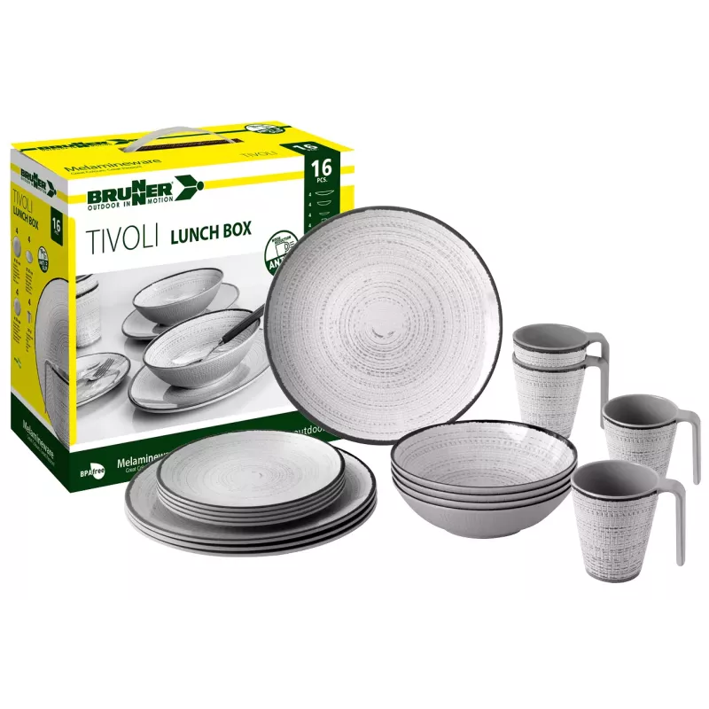 Brunner - Set di stoviglie Lunch Box Tivoli 16 pz.