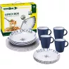 Brunner - Set di stoviglie Lunch Box Blue Ocean 16 pz.