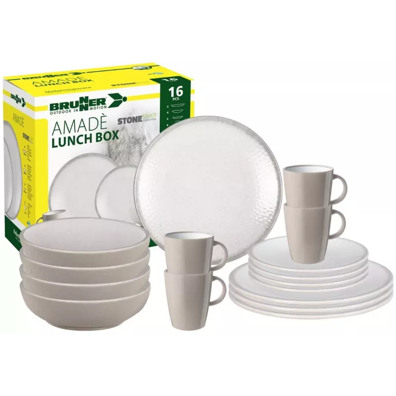 Brunner - Set di stoviglie Lunch Box Amadè 16 pz.