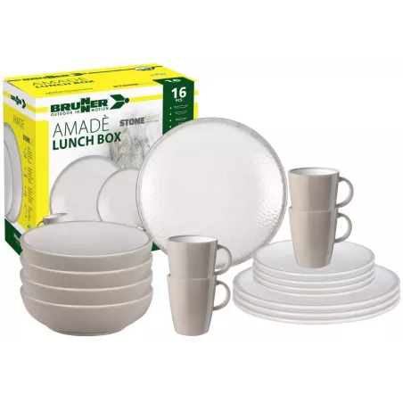 Brunner - Set di stoviglie Lunch Box Amadè 16 pz.