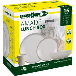 Brunner - Set di stoviglie Lunch Box Amadè 16 pz.