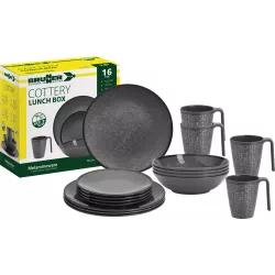 Brunner - Set di stoviglie Lunch Box Cottery 16 pz.