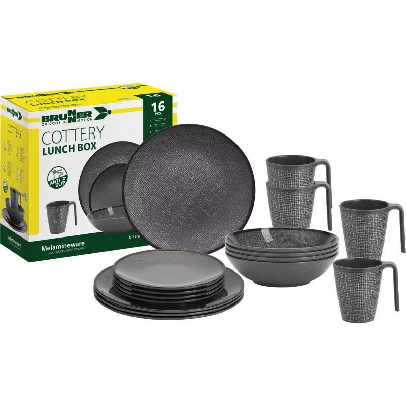 Brunner - Set di stoviglie Lunch Box Cottery 16 pz.