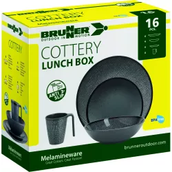 Brunner - Set di stoviglie Lunch Box Cottery 16 pz.