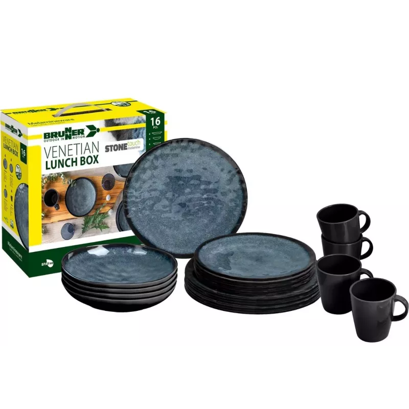 Brunner - Set di stoviglie Lunch Box Venetian 16 pz.