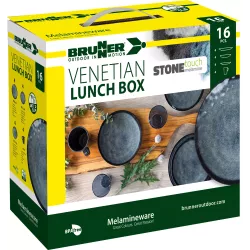 Brunner - Set di stoviglie Lunch Box Venetian 16 pz.