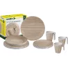 Brunner - Set di stoviglie Melamine Sequoia 16 pz.