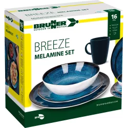 Brunner - Set di stoviglie Melamine Breeze 16 pz.
