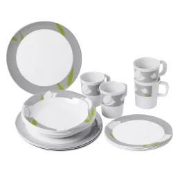 Brunner - Set di stoviglie Melamine Tulip 16 pz.