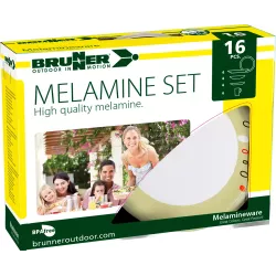 Brunner - Set di stoviglie Melamine Esprit 16 pz.