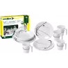 Brunner - Set di stoviglie Melamine Astralys 16 pz.